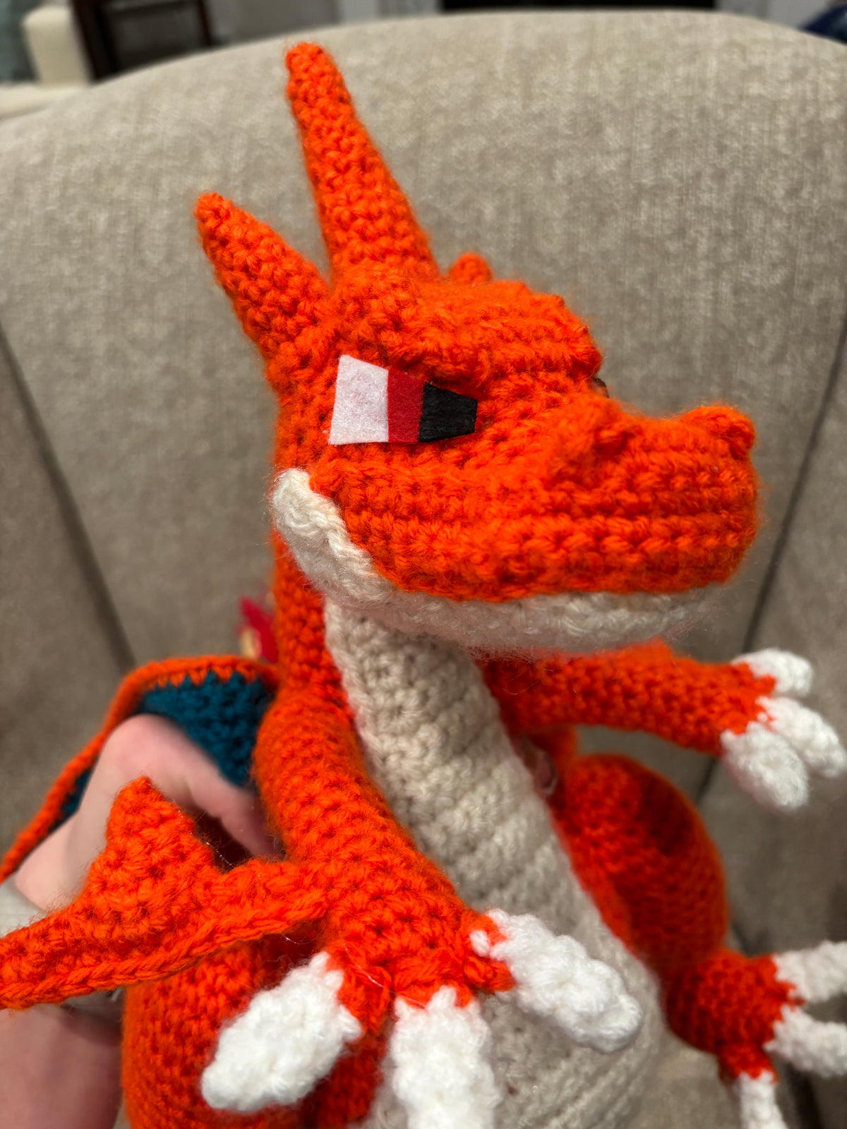 Mega Charizard Y Crochet Plush
