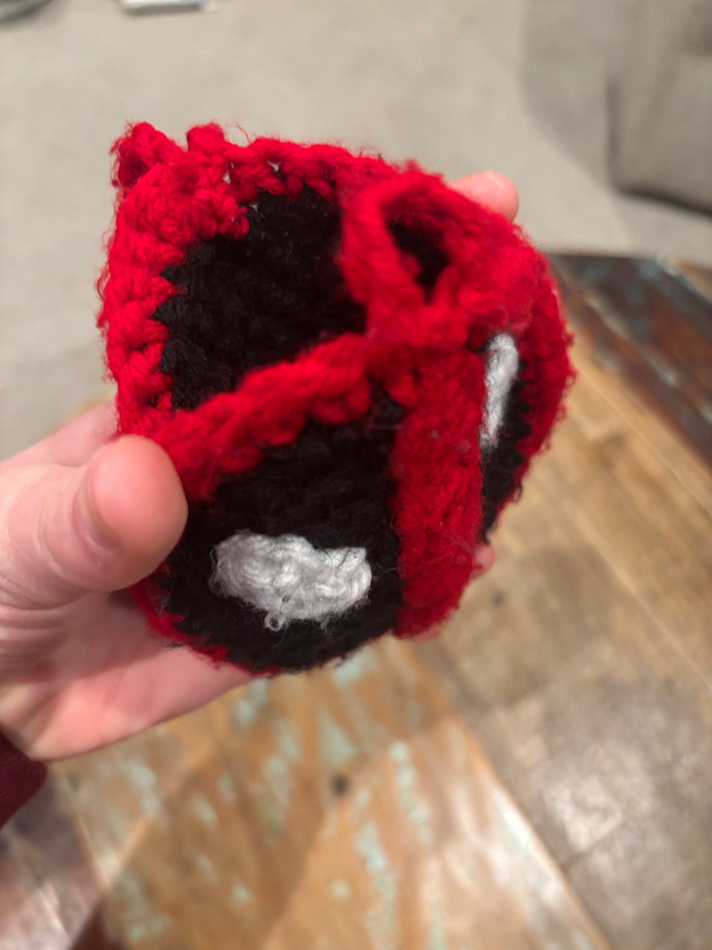 Deadpool Crochet Bag Charm