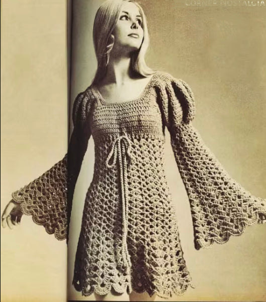 Crochet dress (Size small) – Brave Blankets and Textiles Crochet dress (Size small) – Brave Blankets and Textiles
