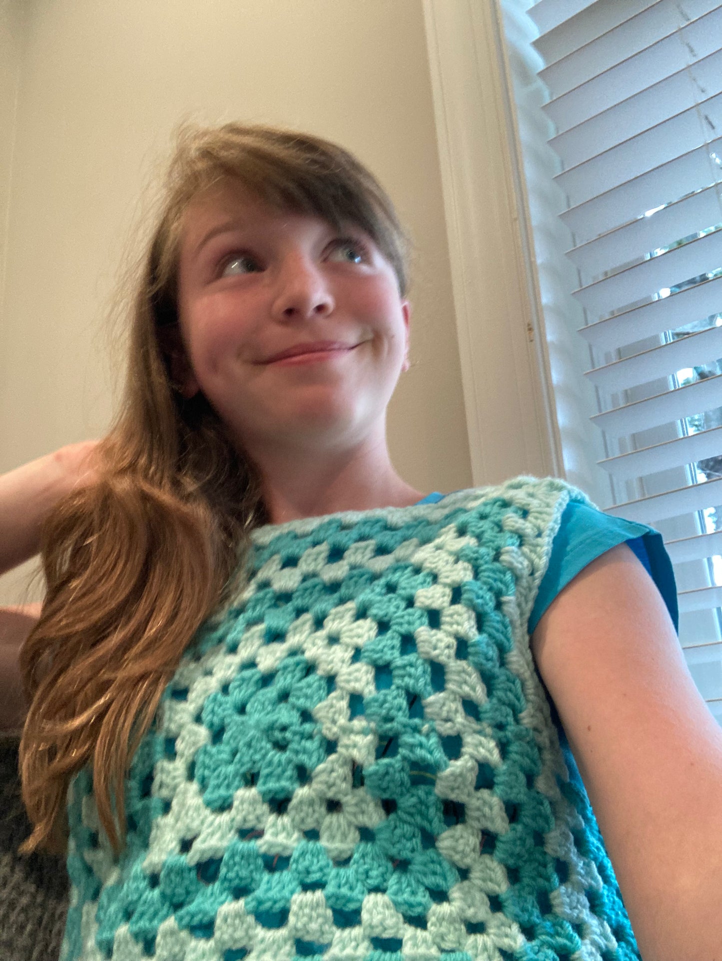 Crochet vest