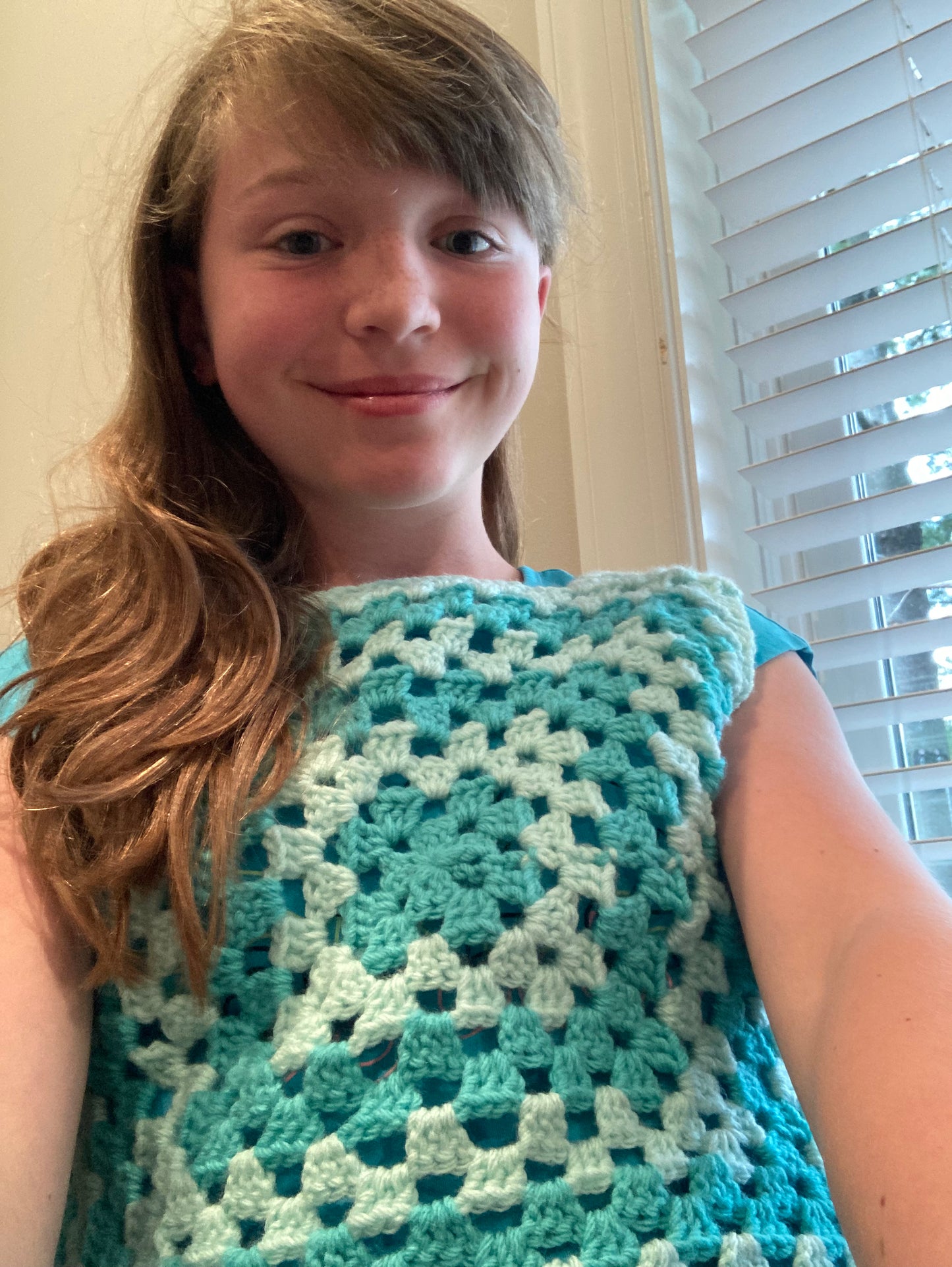 Crochet vest