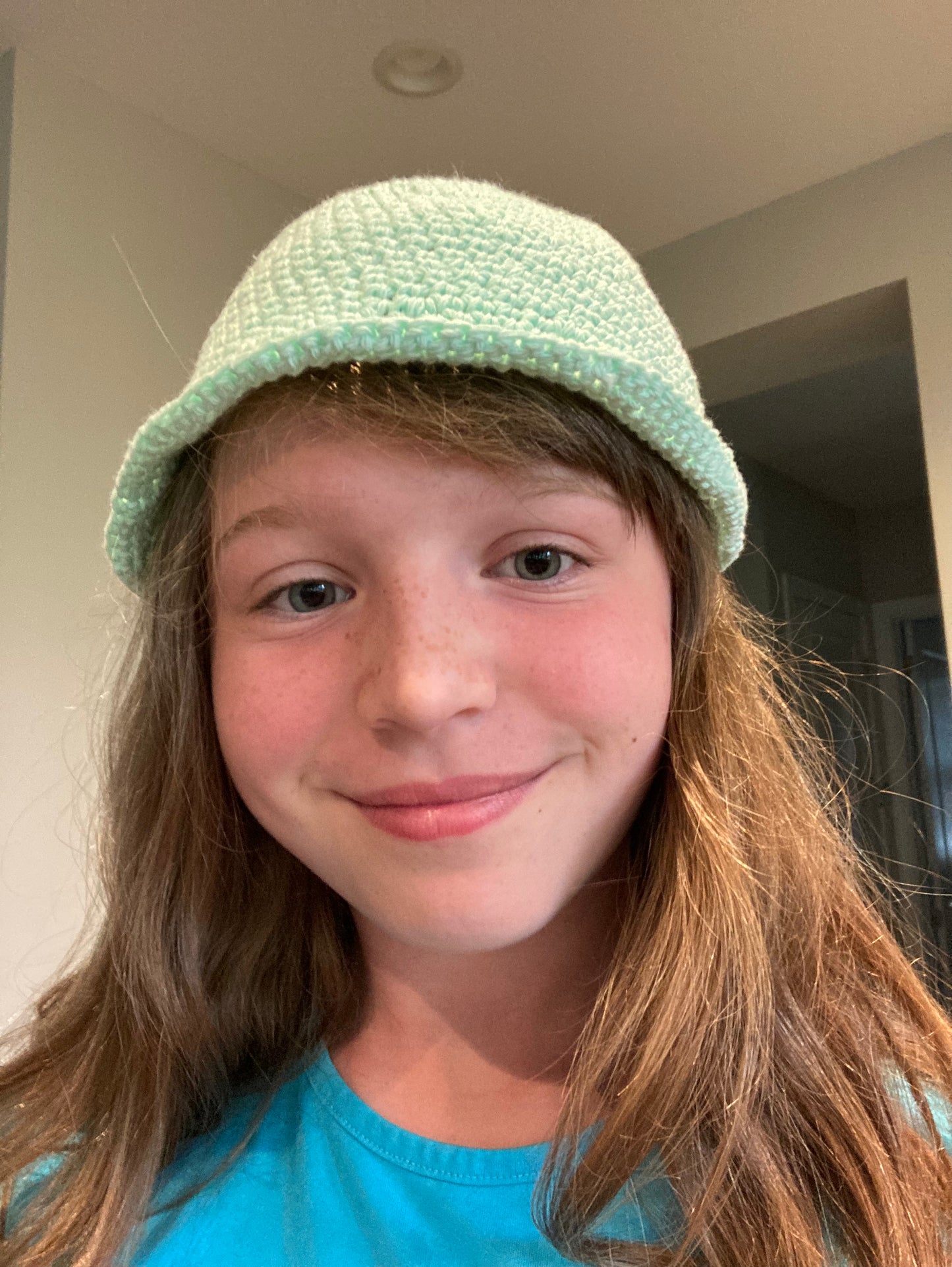 Crochet sun hat