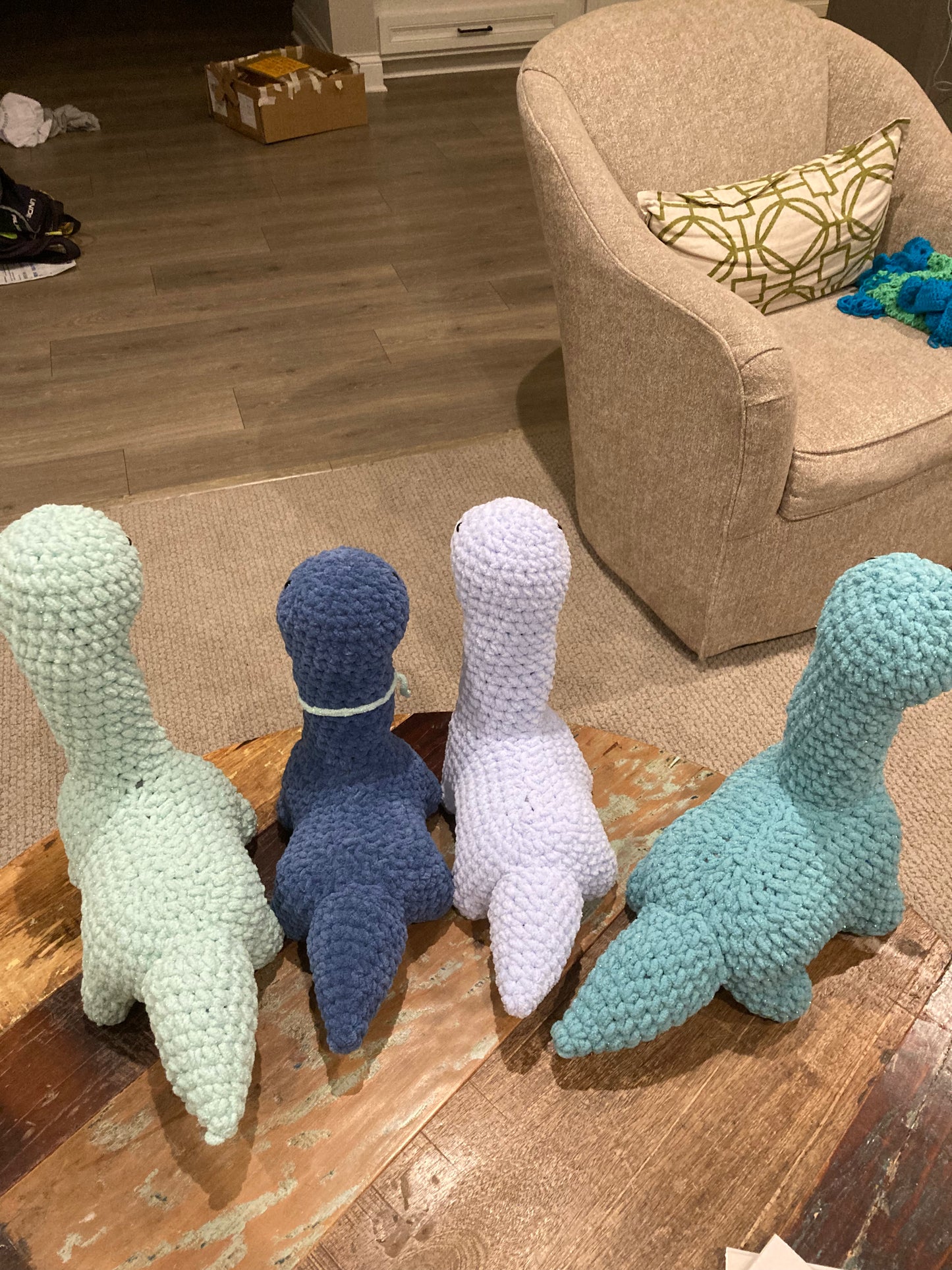 Crochet Dinosaur Baby toy
