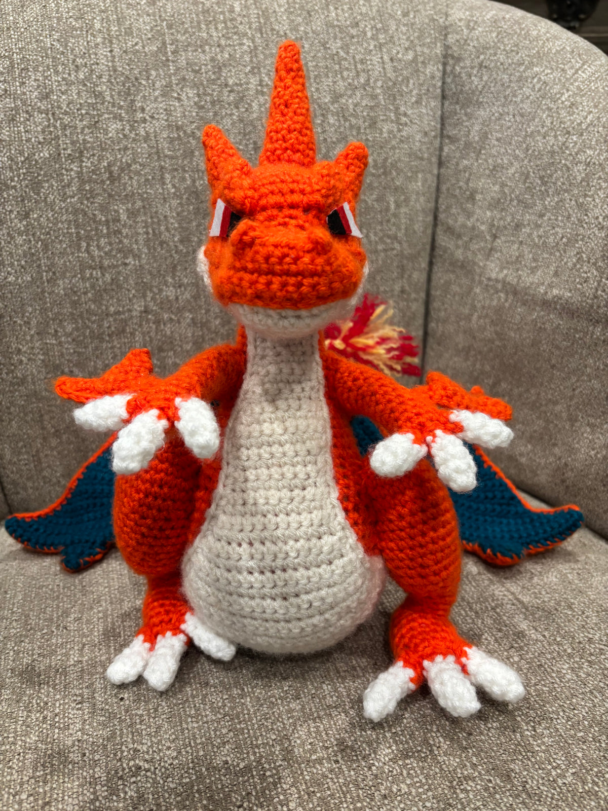 Mega Charizard Y Crochet Plush