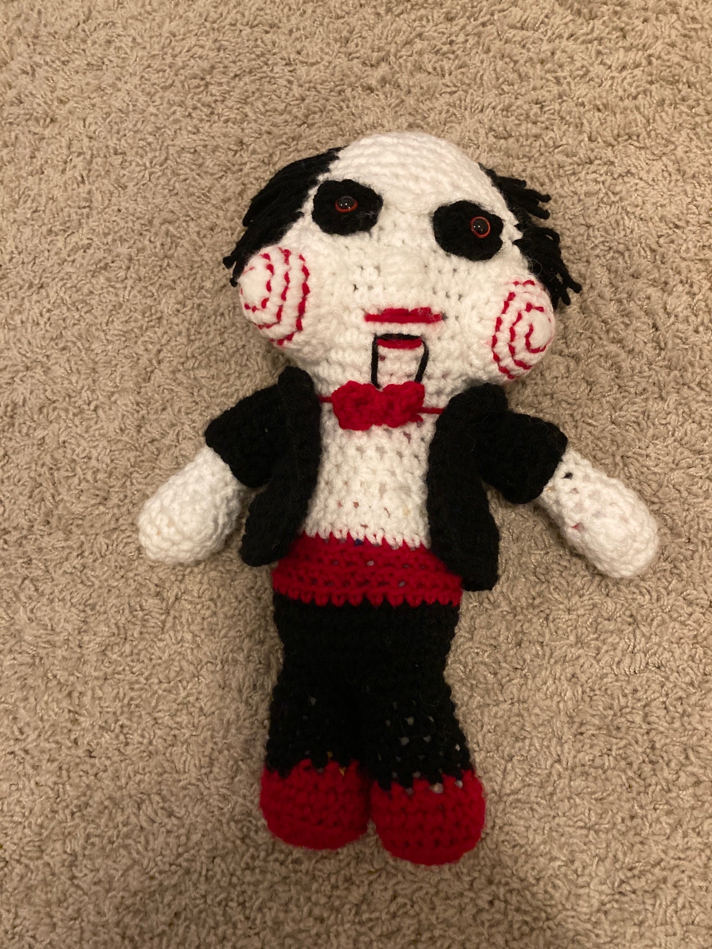 Jigsaw crochet plush