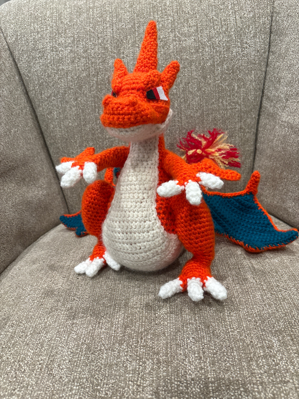 Mega Charizard Y Crochet Plush