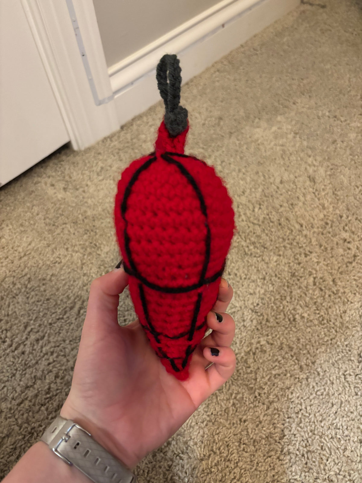Heart Grenade Crochet Plush