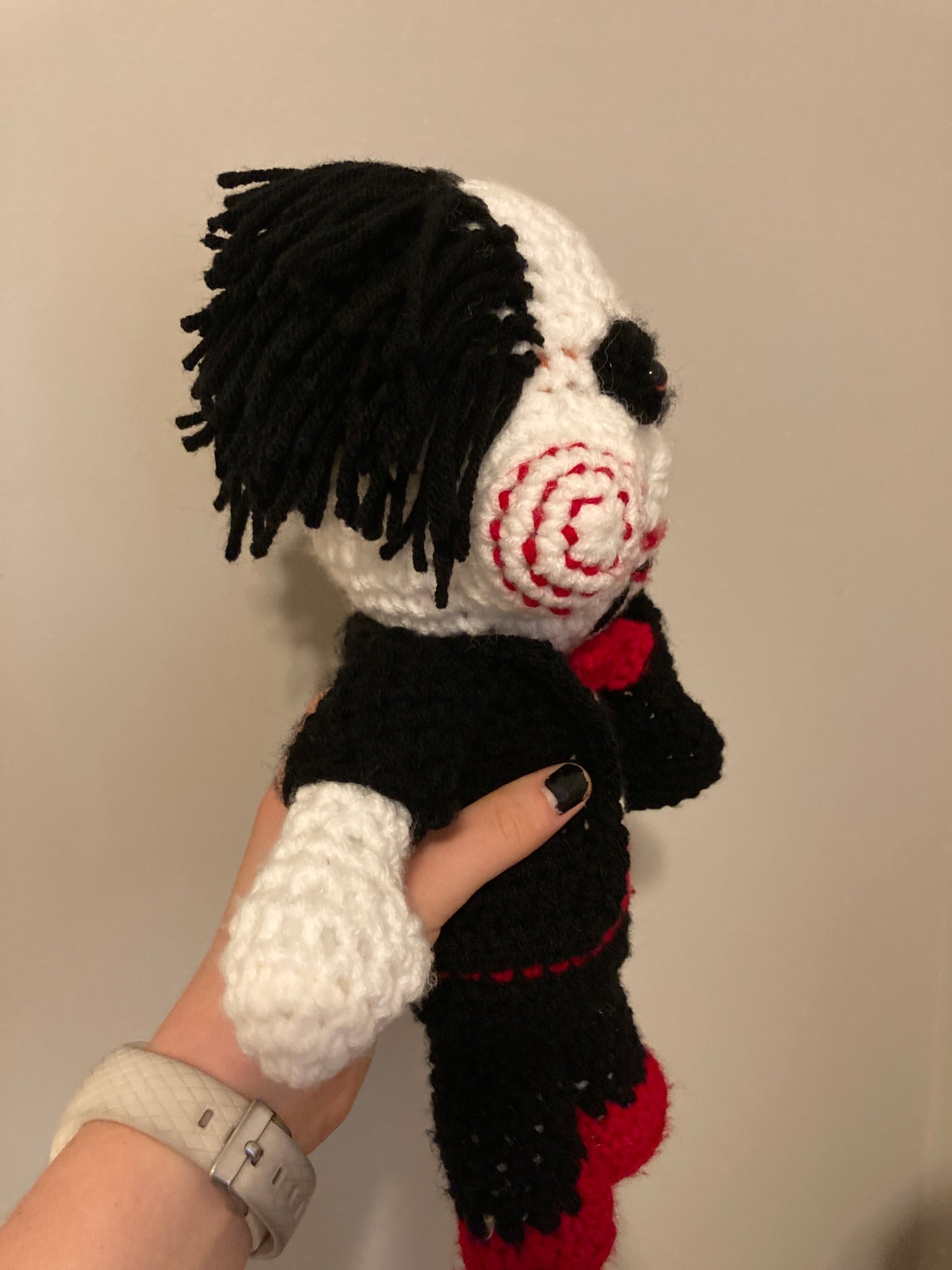 Jigsaw crochet plush