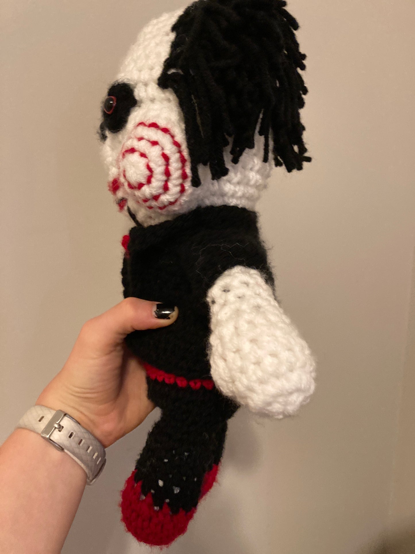 Jigsaw crochet plush