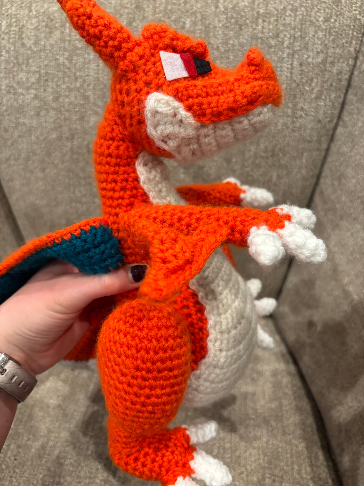 Mega Charizard Y Crochet Plush