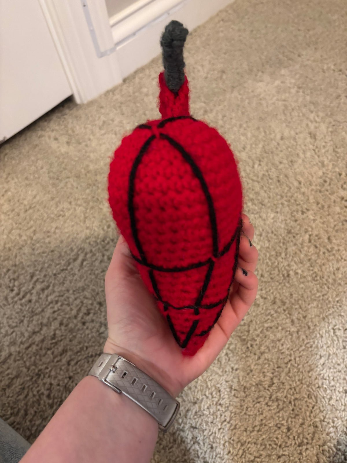 Heart Grenade Crochet Plush