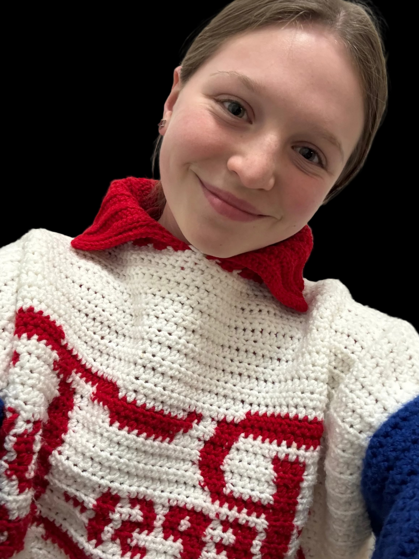 Crochet Pepsi-Cola Sweater