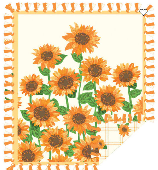 Sunflower Tie Blanket