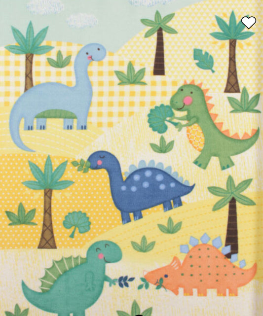 Dinosaurs Tie Blanket