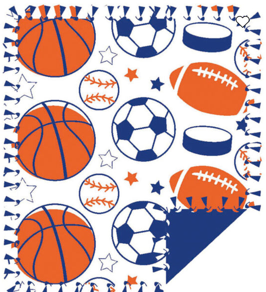 Sports Tie Blanket